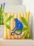 Monkey Business Cotton Cushion Cover - 18 Inch