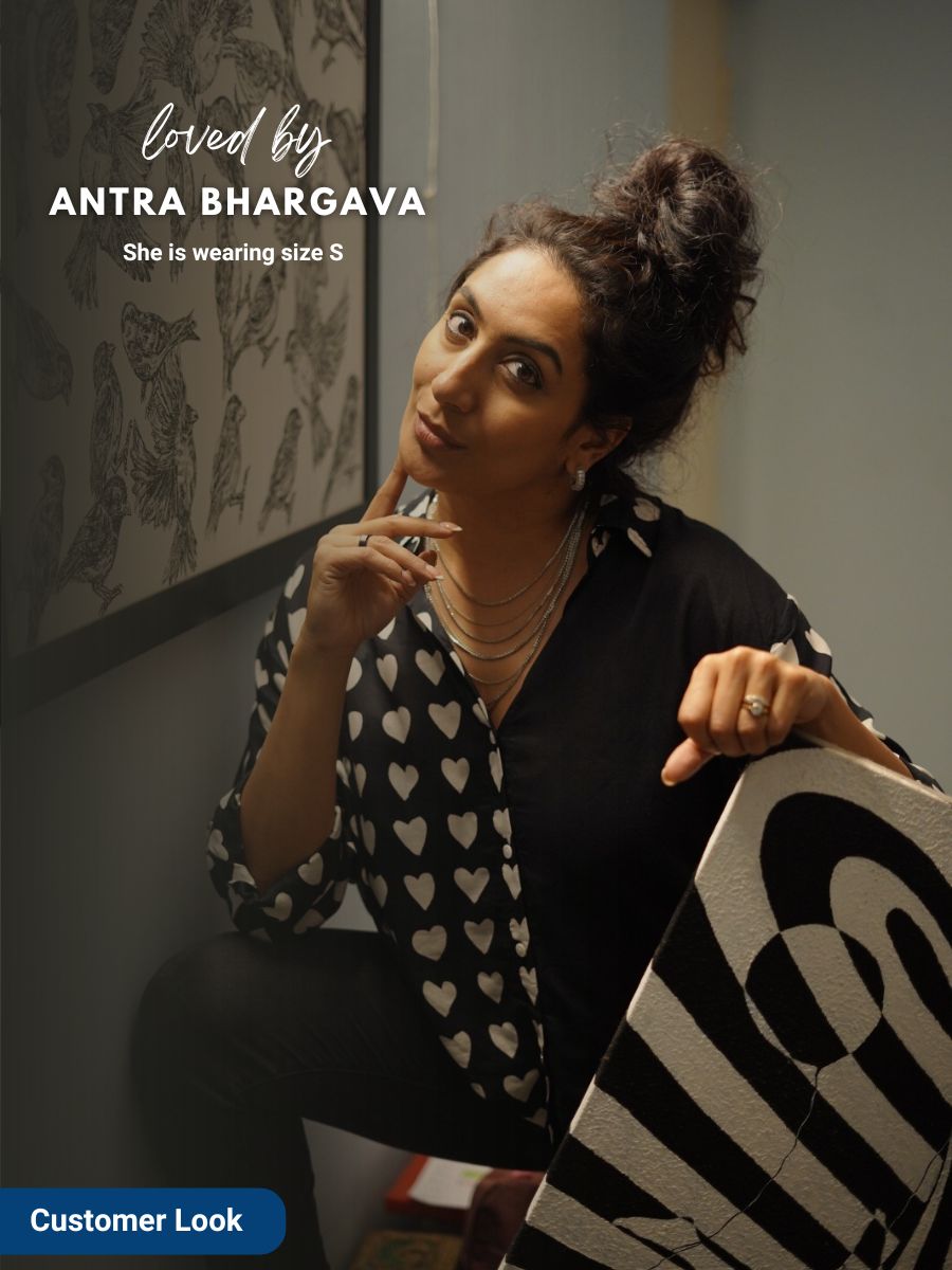 Adya Black Modal Shirt