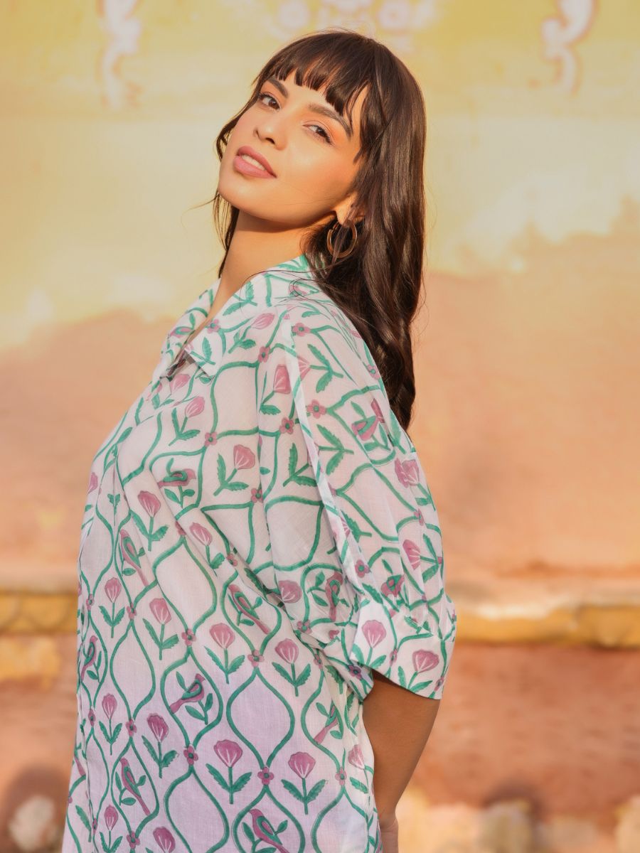 Set of 2 - Zari Shirt & Pant Set