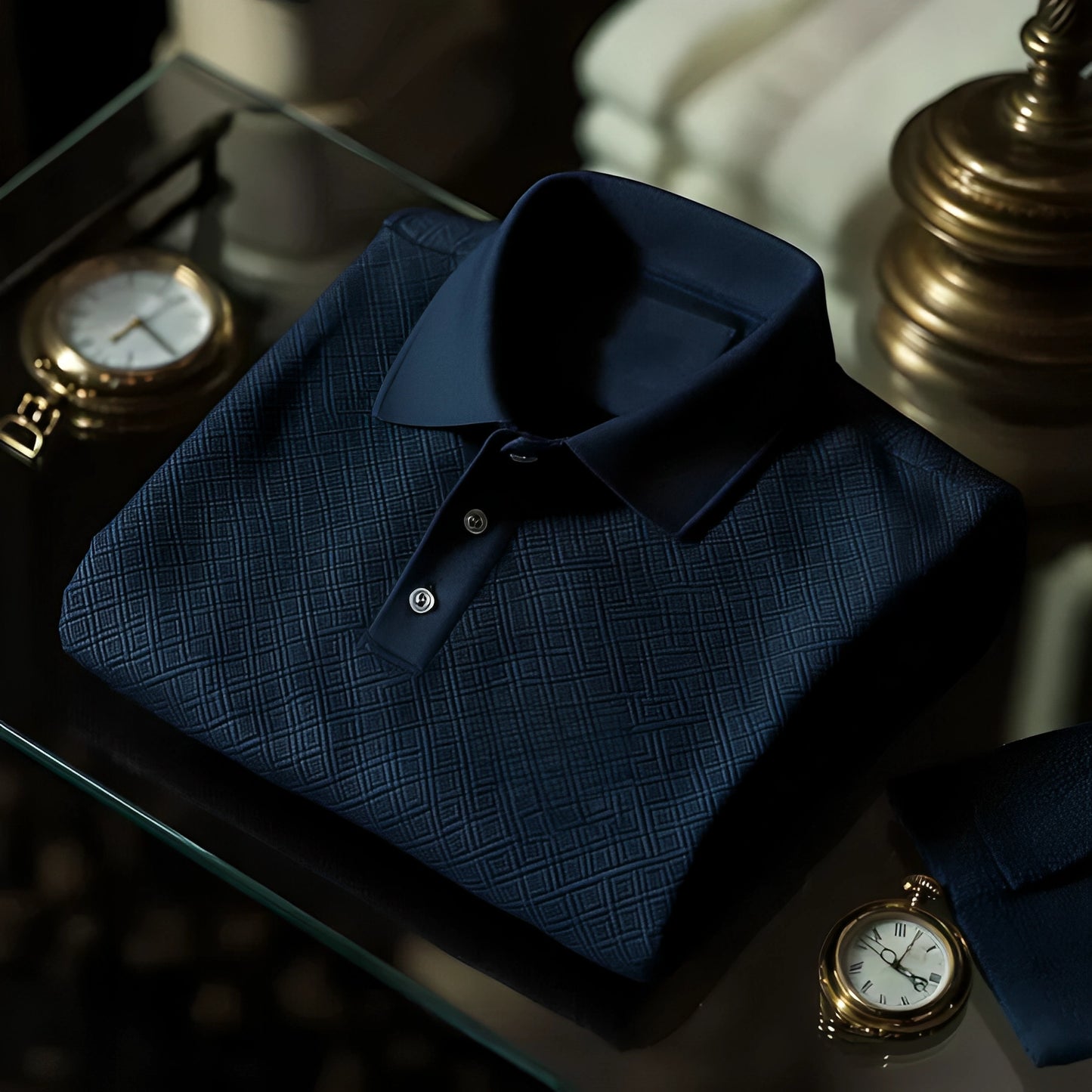 Men's Contemporary Pattern Fusion Performance Polo T-Shirt