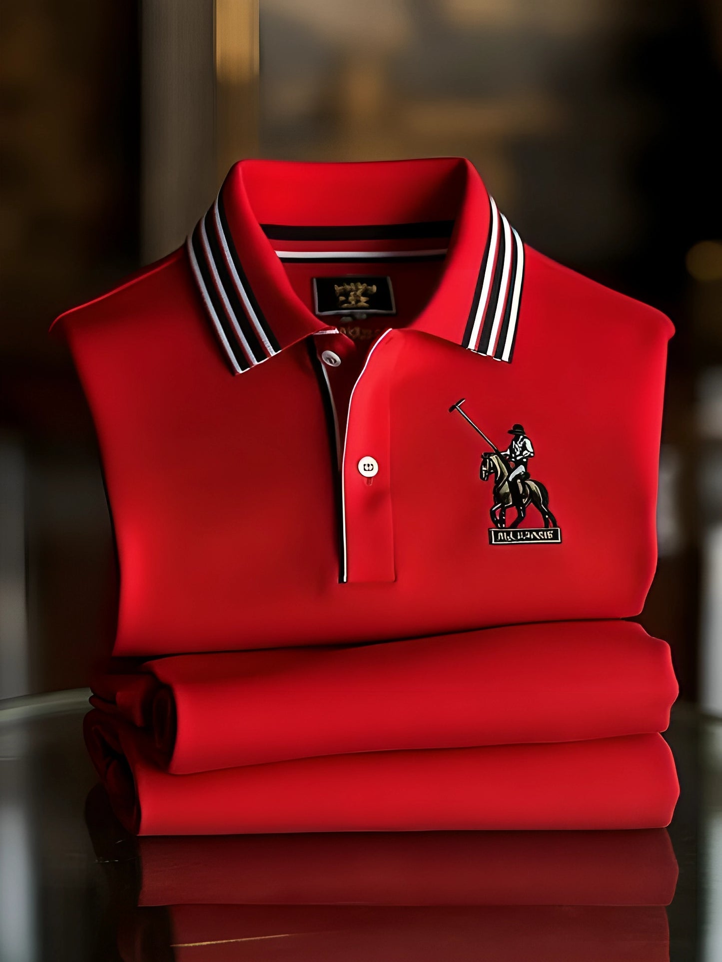 Men's Windsor Check Smart-Fit Polo T-Shirt