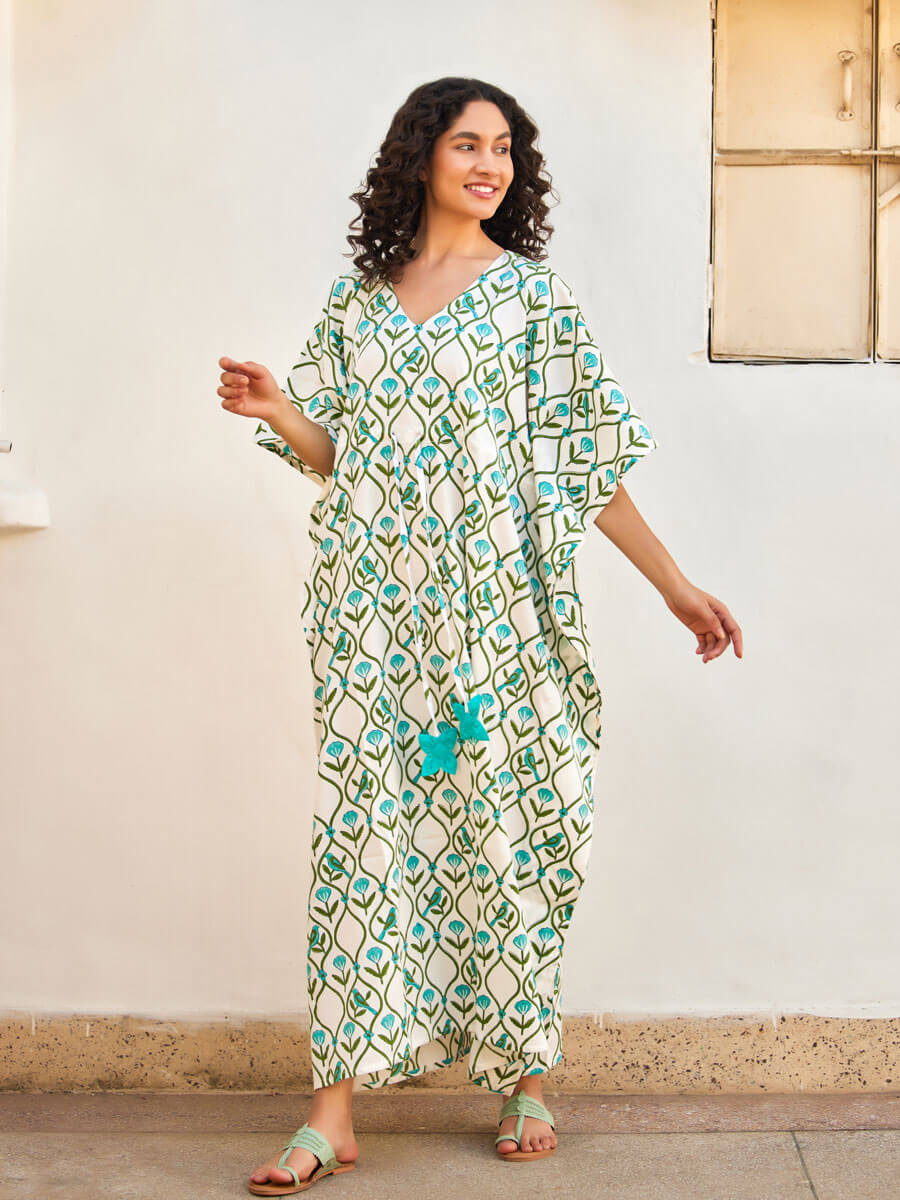 Aangan Cotton Kaftan