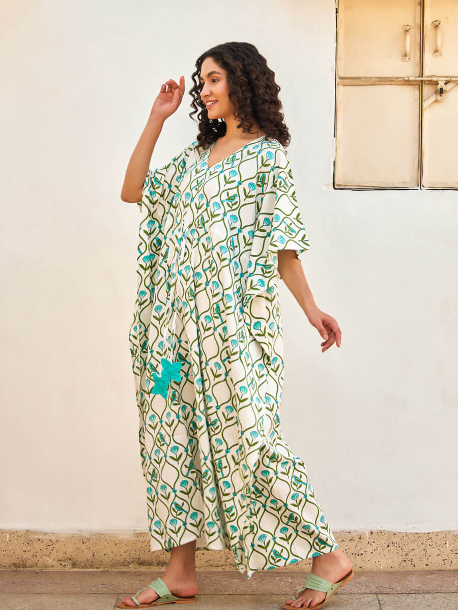 Aangan Cotton Kaftan