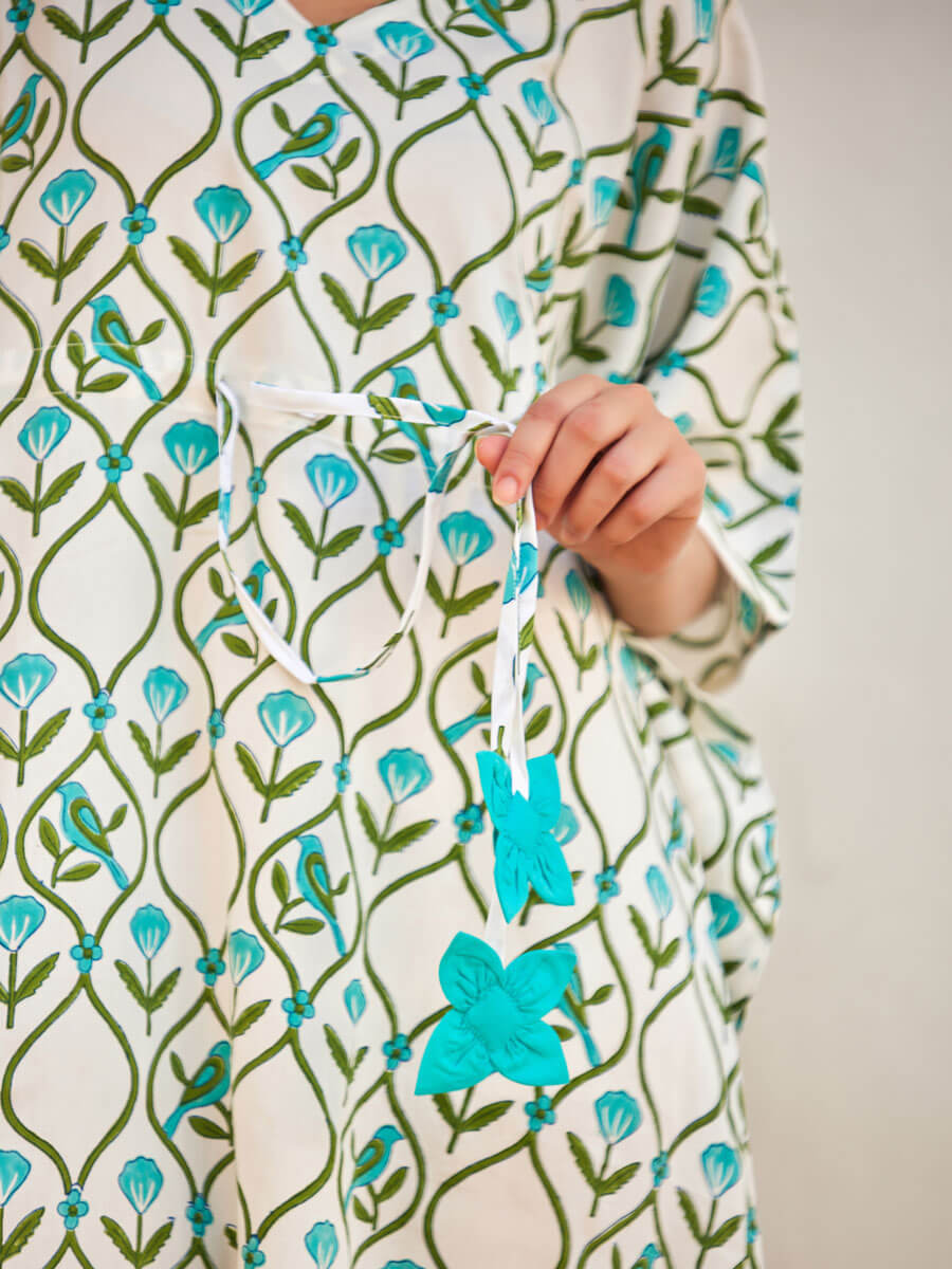 Aangan Cotton Kaftan