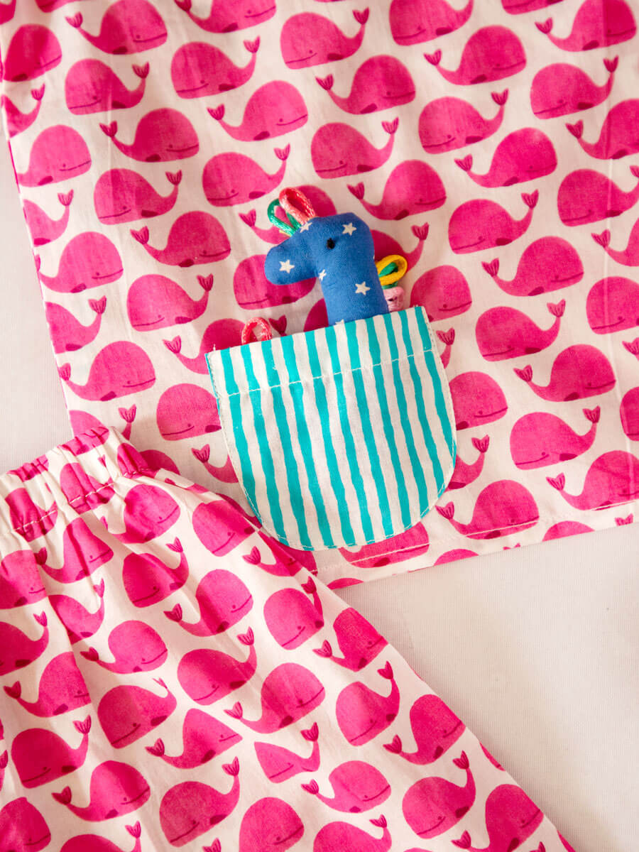 Bubbles Organic Cotton Angrakha Set