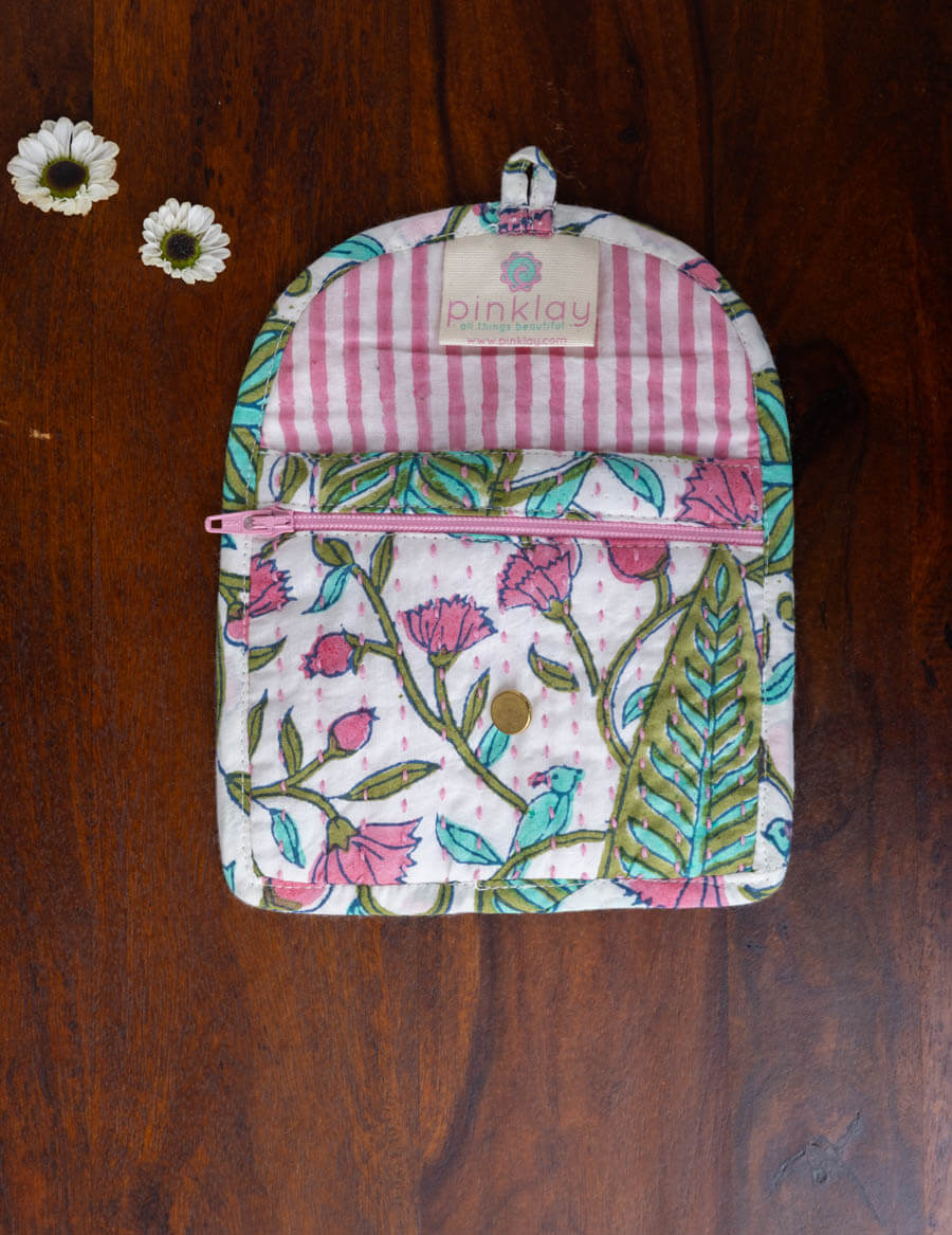 Dilbar Pine Cotton Wallet