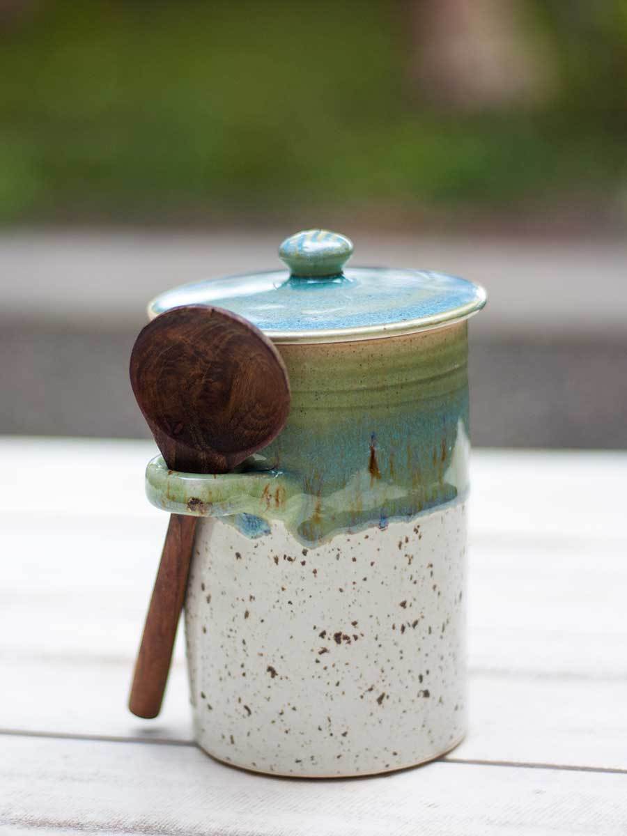 First Rain Hand-Thrown Ceramic Jar