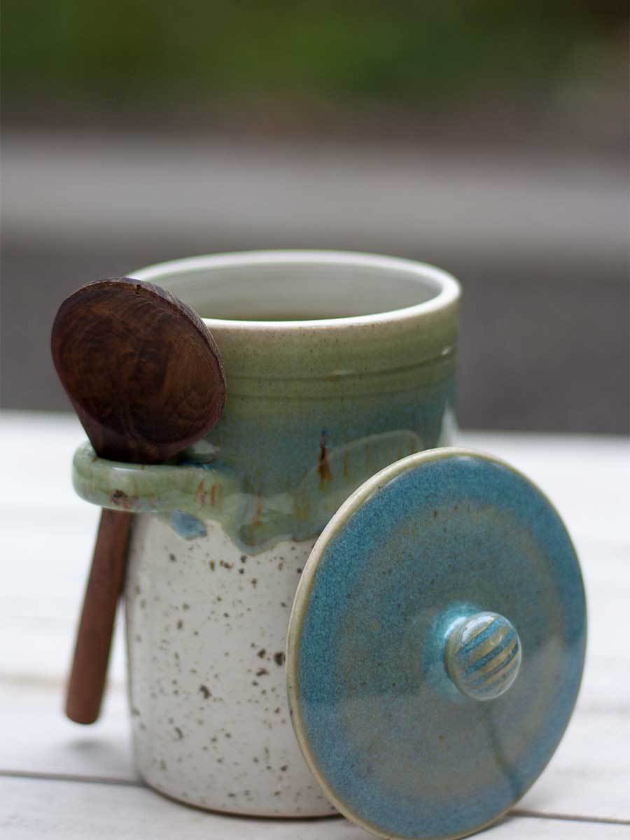 First Rain Hand-Thrown Ceramic Jar