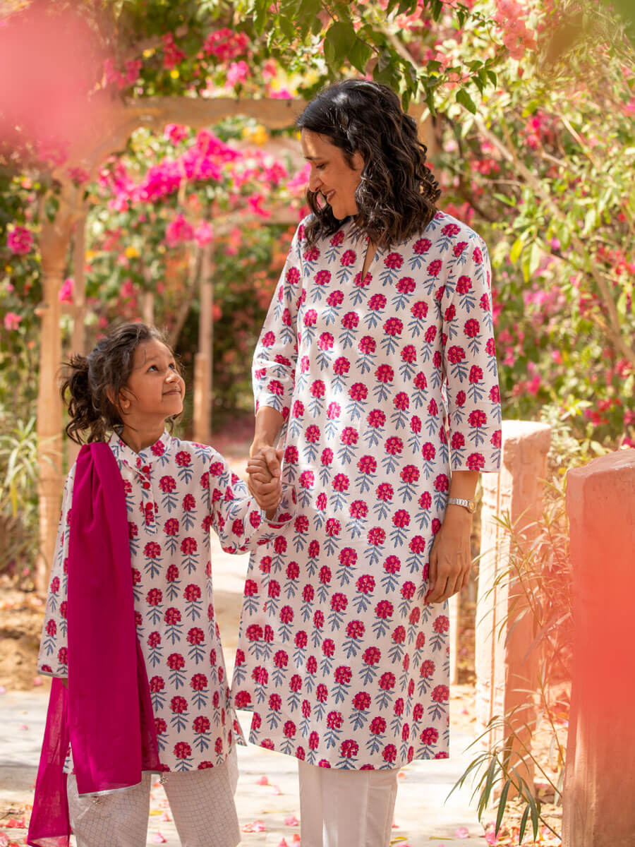Set of 3 - Baagh Cotton Salwar Kameez Set