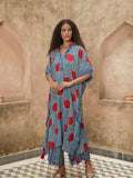 Indigo Dot Kaftan Kurta