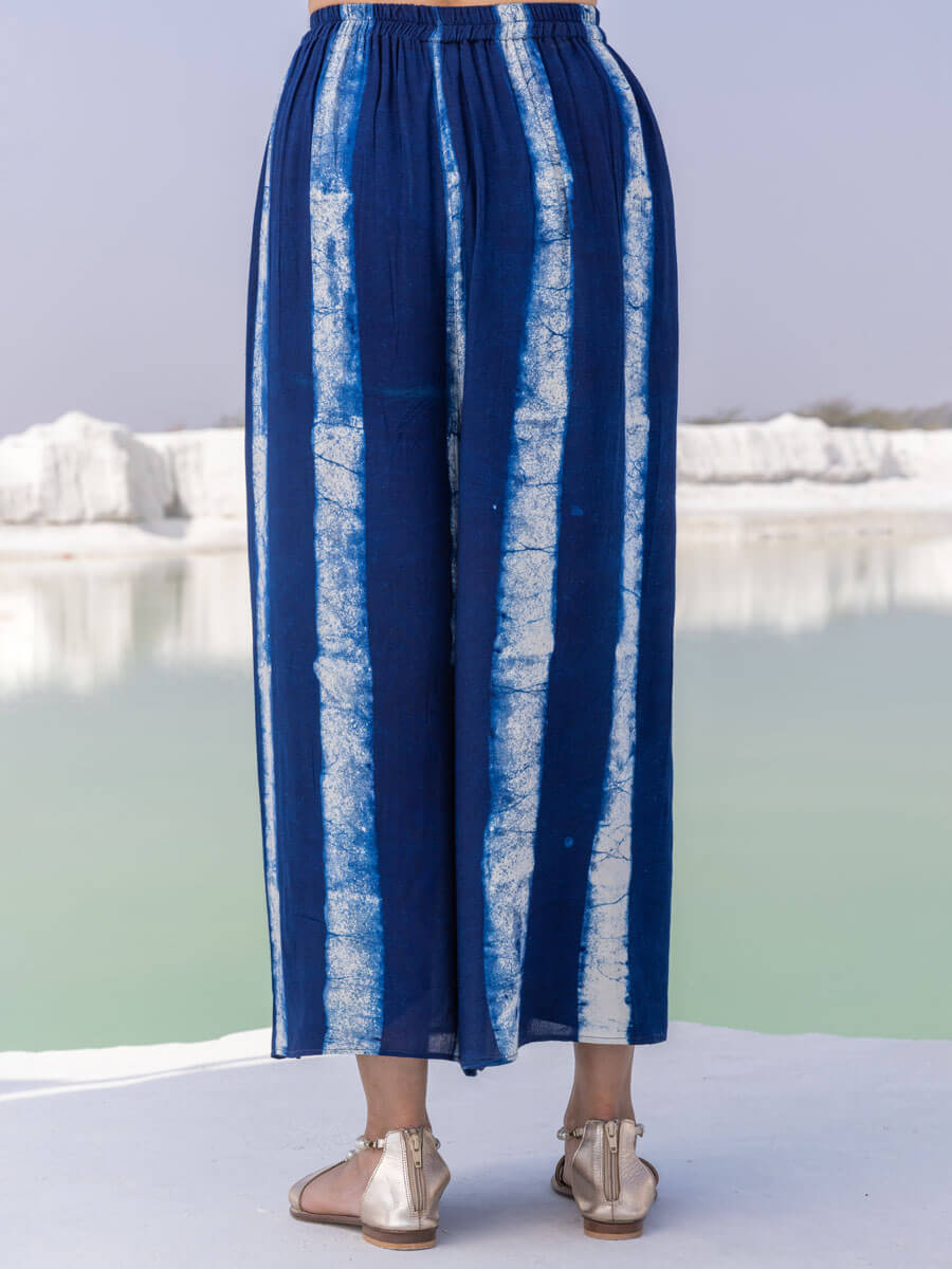 Aasman Dabu Printed Wrap-Around Pants