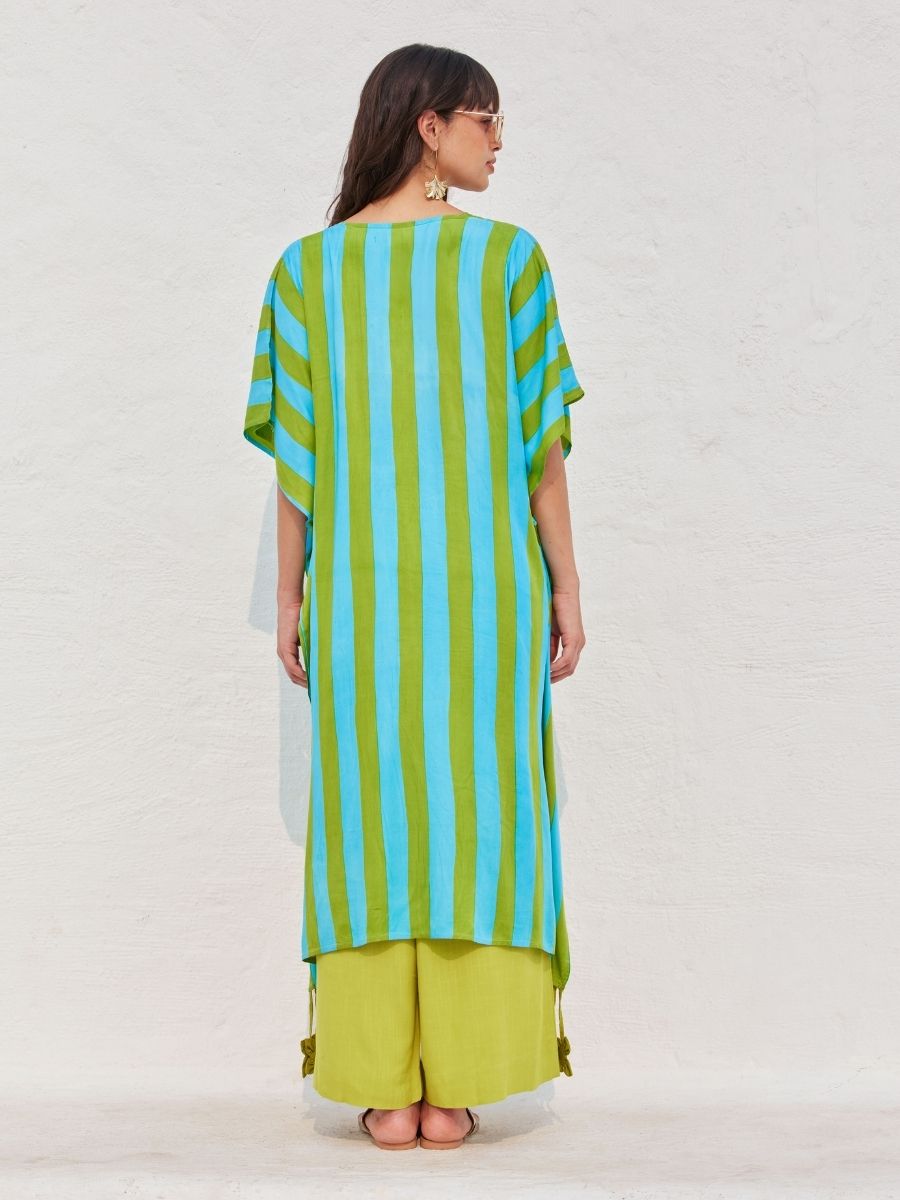 Set of 2 - Mai Tai Kaftan Palazzo Set