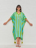 Jewel Stripes Kaftan Kurta