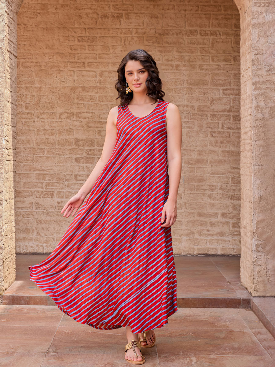 Vedika Sleeveless Maxi Dress