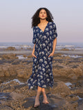 Khwahish Indigo Kaftan Dress