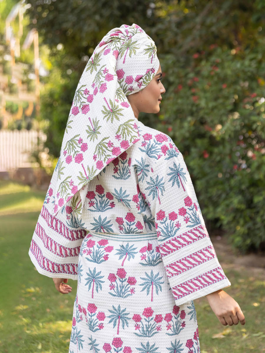 Nargis Waffle Cotton Bath Towel