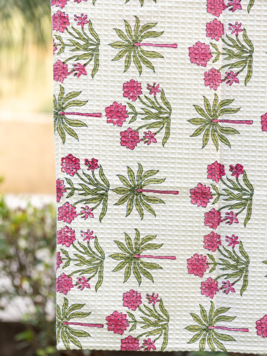 Nargis Waffle Cotton Bath Towel