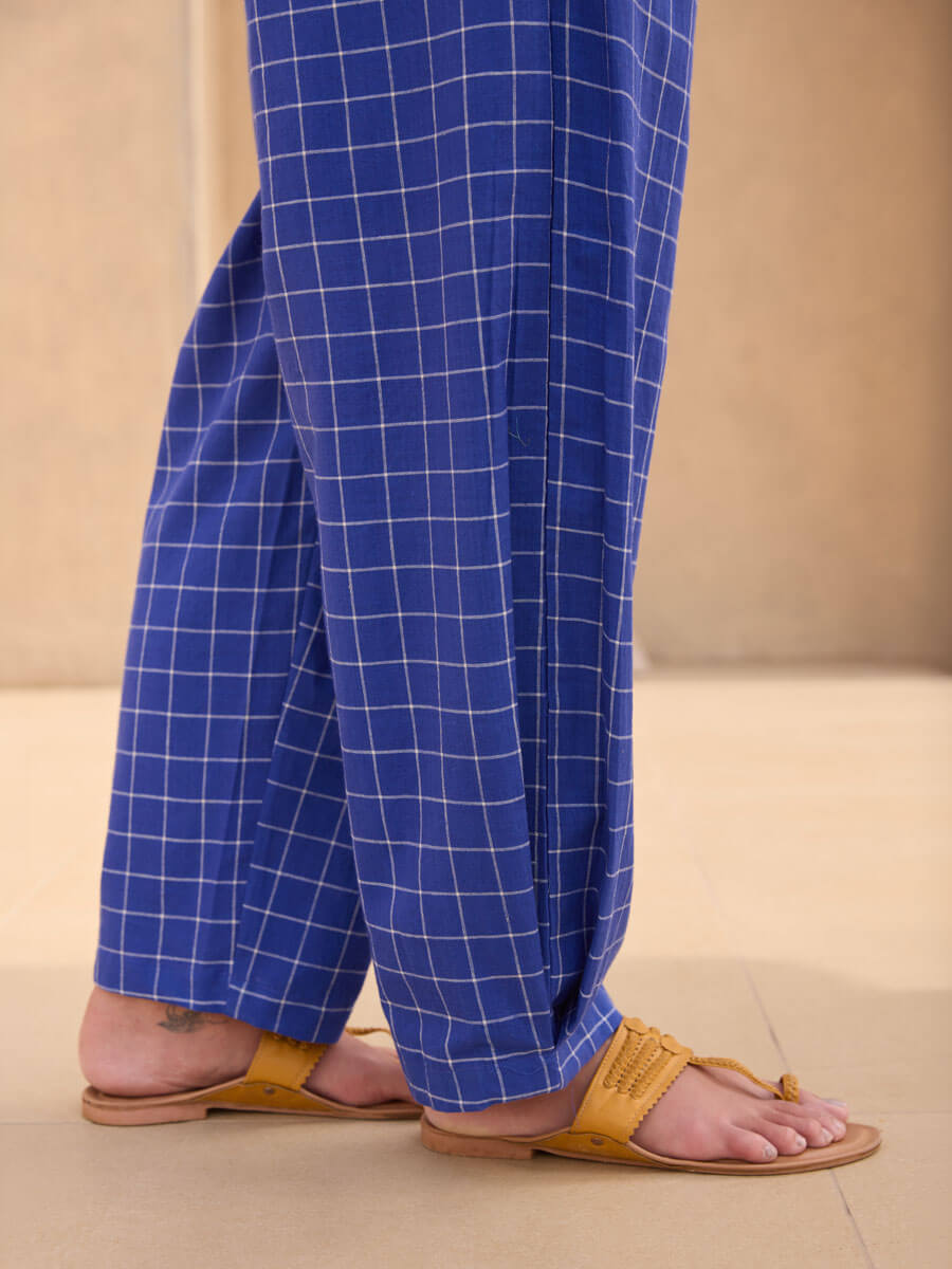 Livia Cotton Shirt & Lantern Pants Set