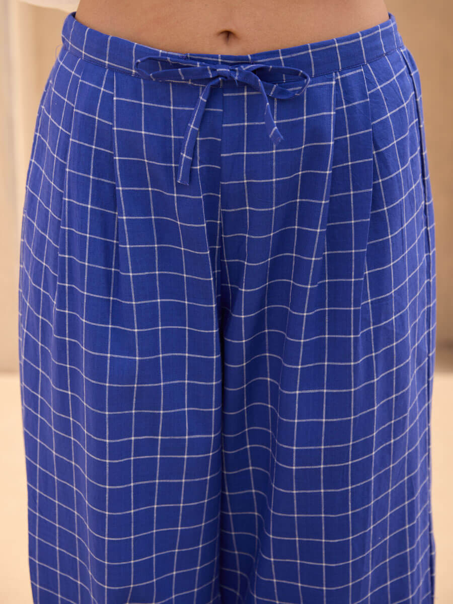 Livia Cotton Shirt & Lantern Pants Set