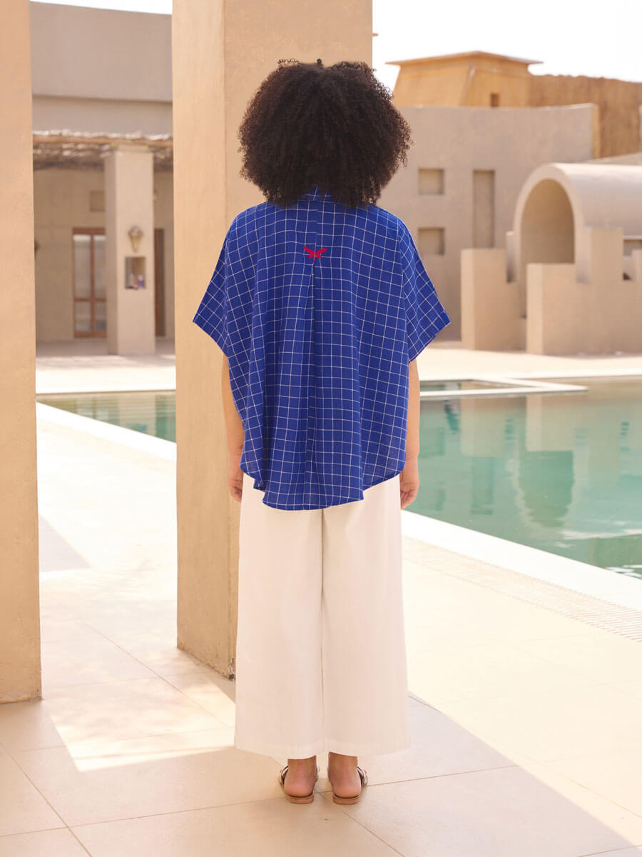 Riva Cotton Poncho Shirt