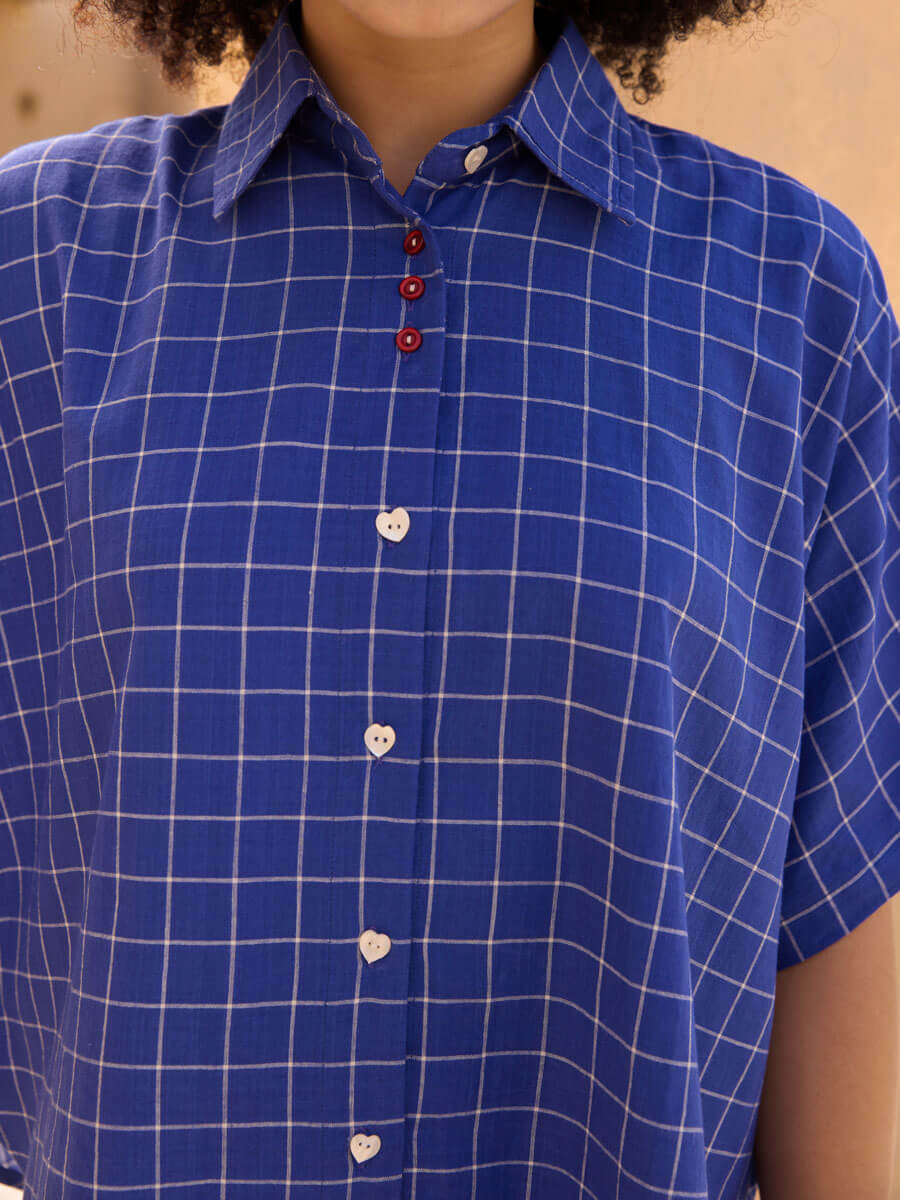 Riva Cotton Poncho Shirt