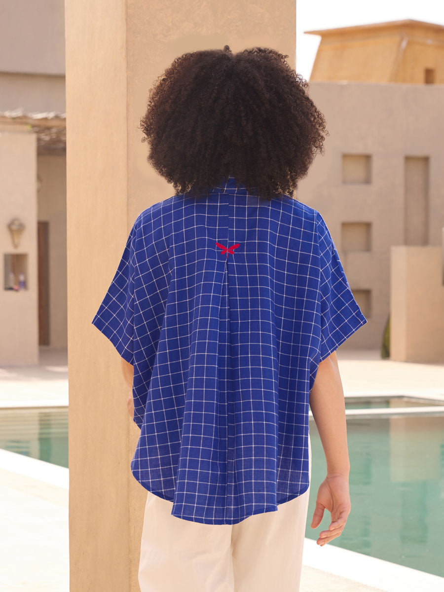 Riva Cotton Poncho Shirt