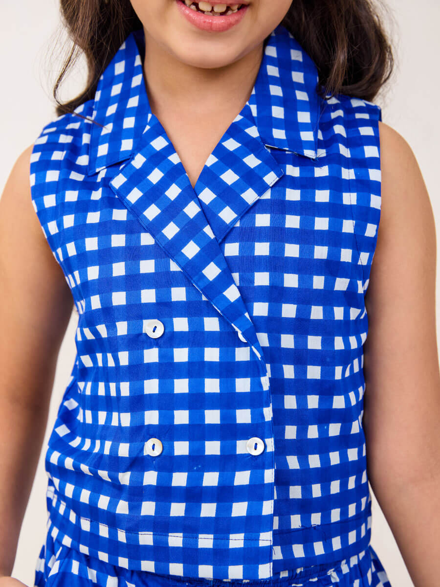 Dapple Blue Organic Cotton Co-ord Set