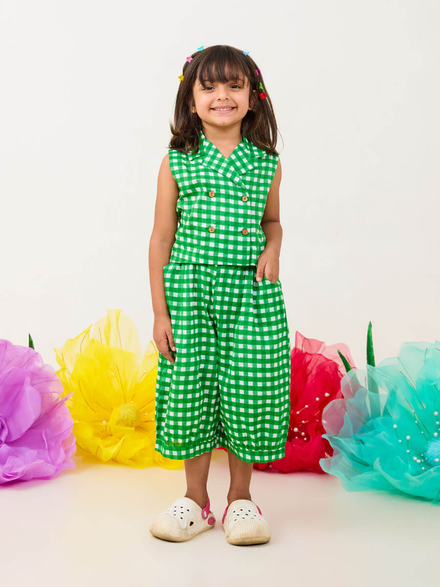 Blossom Green Organic Cotton Co-ord Set