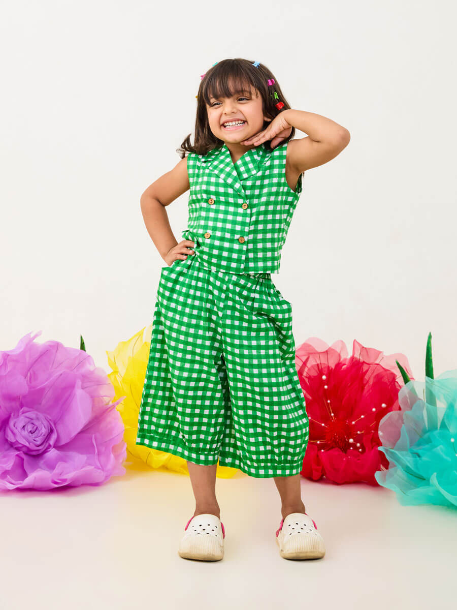 Blossom Green Organic Cotton Co-ord Set