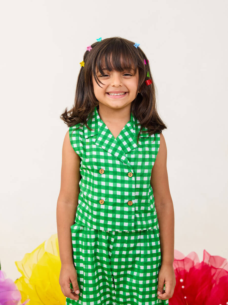 Blossom Green Organic Cotton Co-ord Set