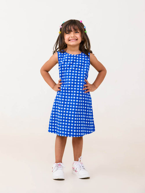 Cloudberry Blue Organic Cotton Dress