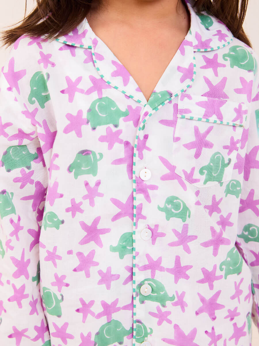 Brook Organic Cotton Pajama Set