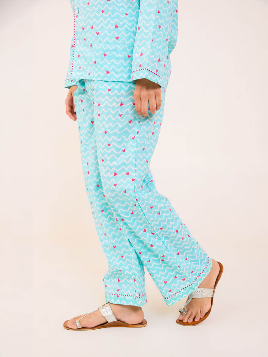 Love Birds Cotton Pajama Set