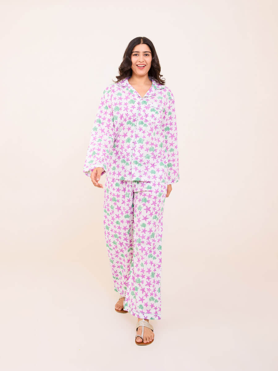 Sundown Cotton Pajama Set
