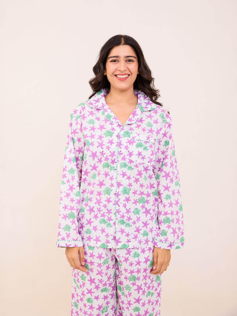 Sundown Cotton Pajama Set