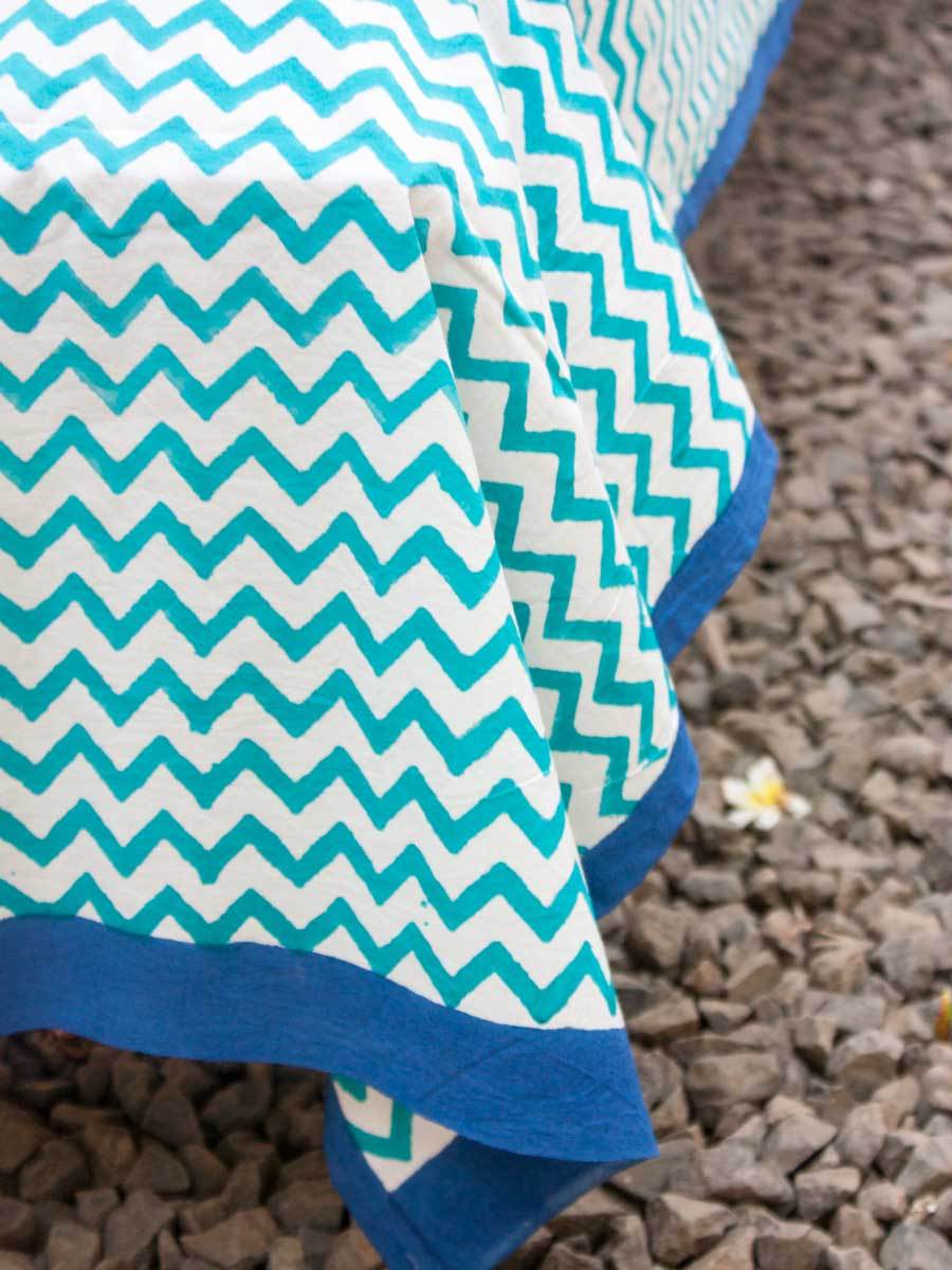Waves Organic Cotton Bedsheet