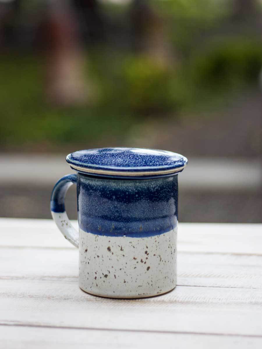 Midnight Hand-Thrown Ceramic Tea Set