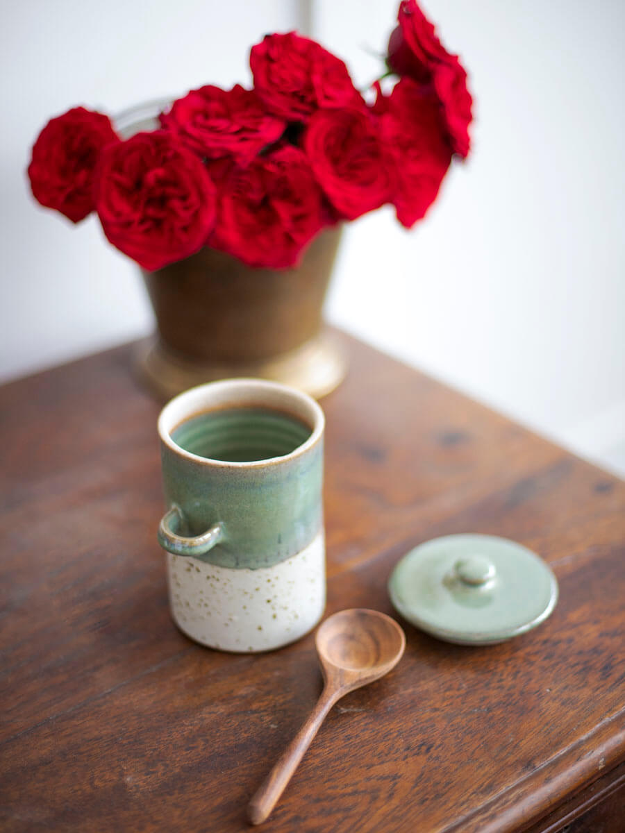 First Rain Hand-Thrown Ceramic Jar