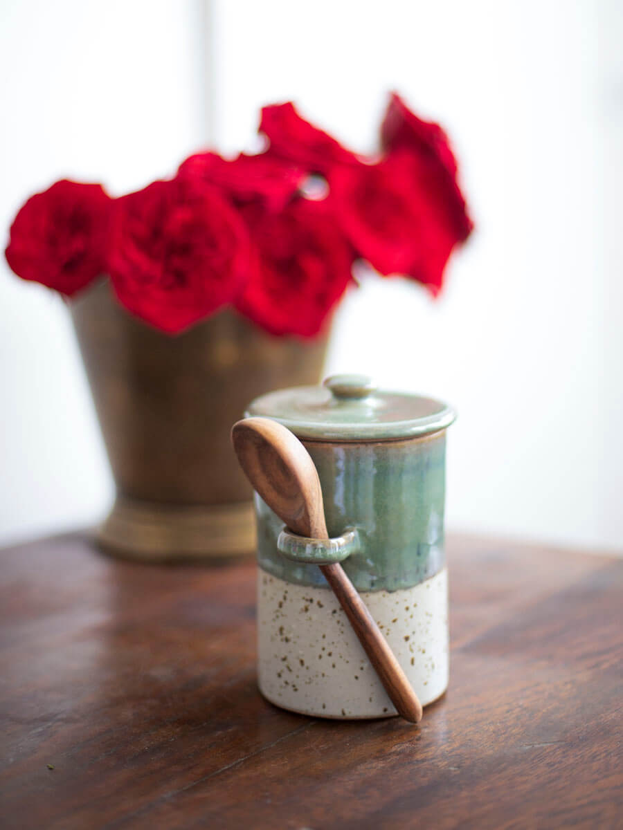 First Rain Hand-Thrown Ceramic Jar