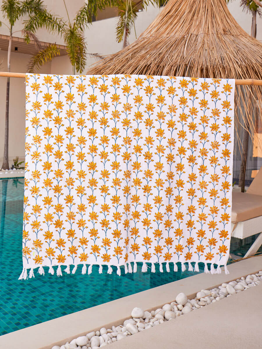 Madhubala Handloom Cotton Throw