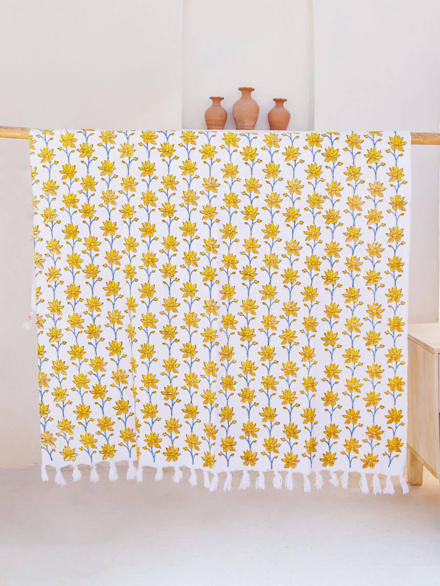 Madhubala Handloom Cotton Throw