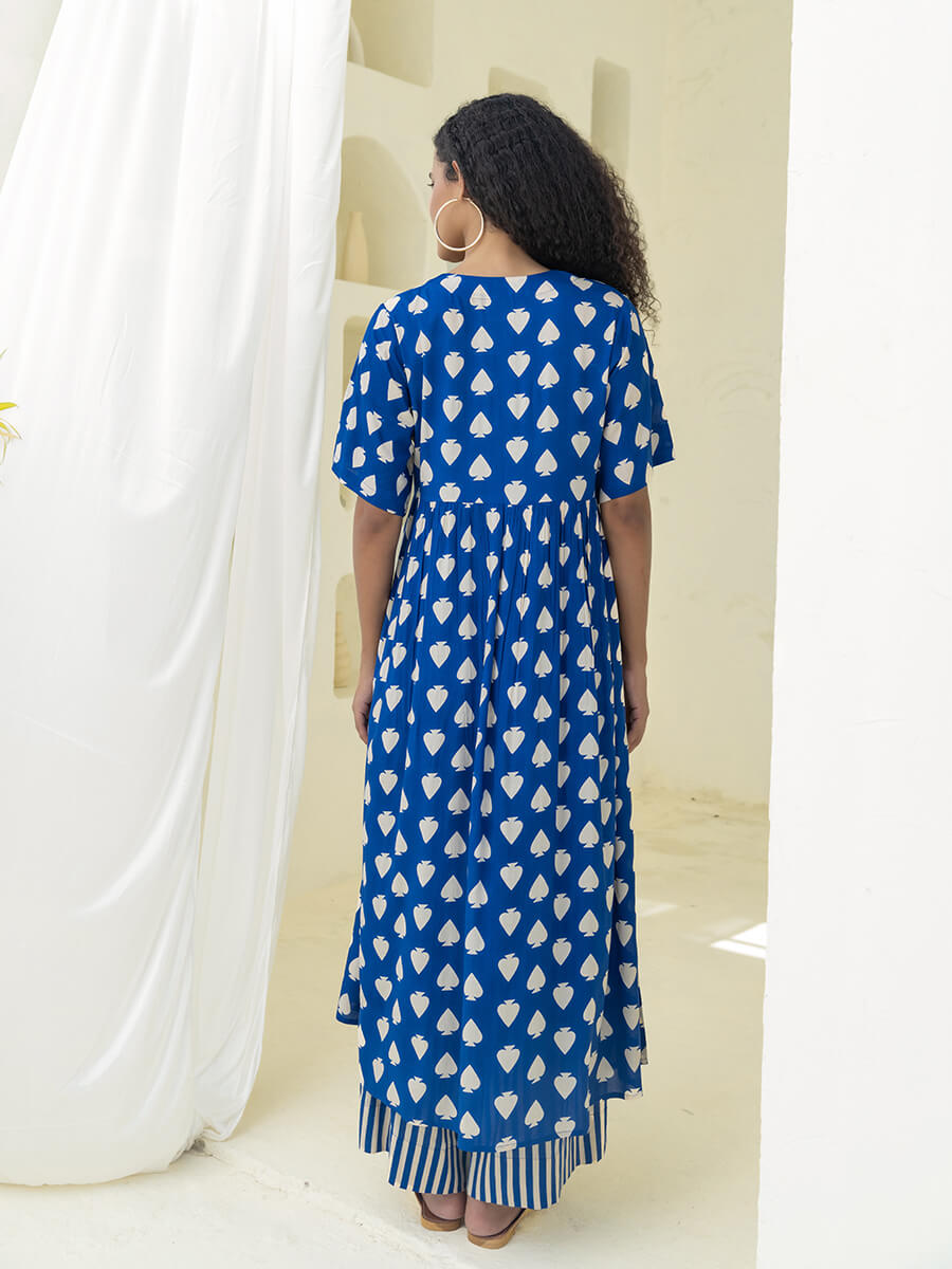 Set of 2 - Opal Kurta & Palazzo Pant