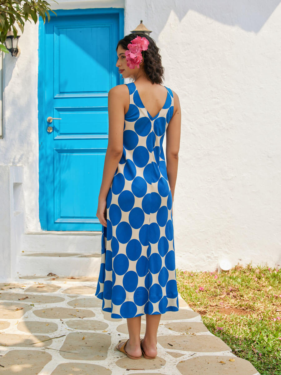 Margot Twill Maxi Dress