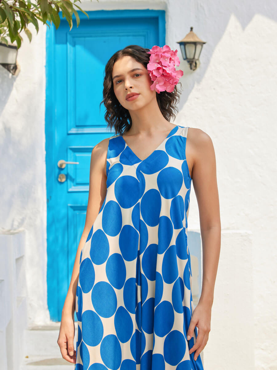 Margot Twill Maxi Dress