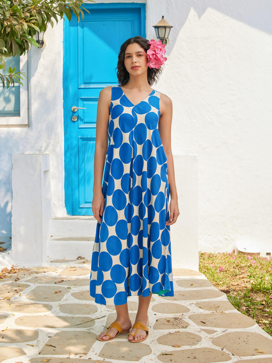 Margot Twill Maxi Dress