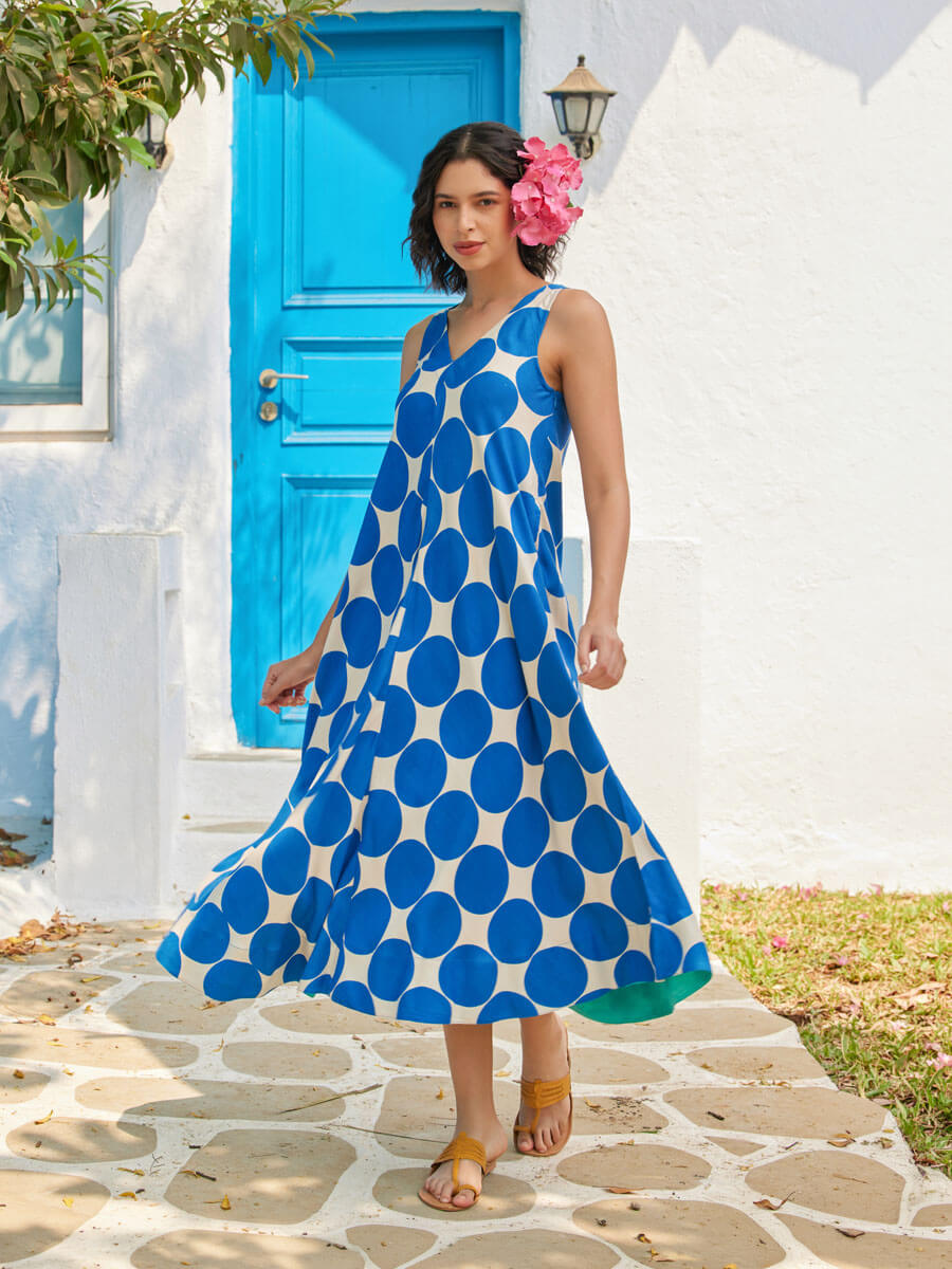 Margot Twill Maxi Dress