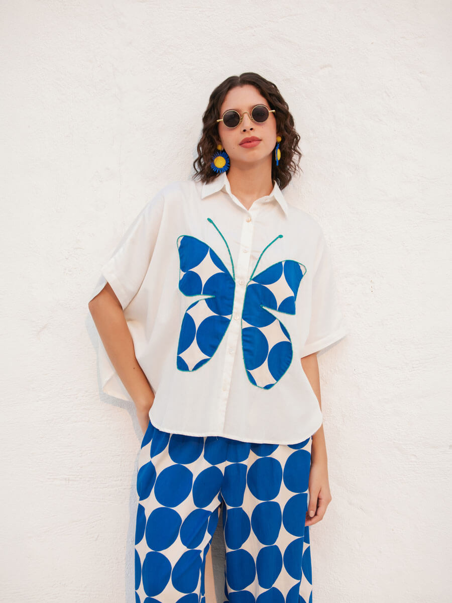 Simone Applique Cotton Co-ord Set