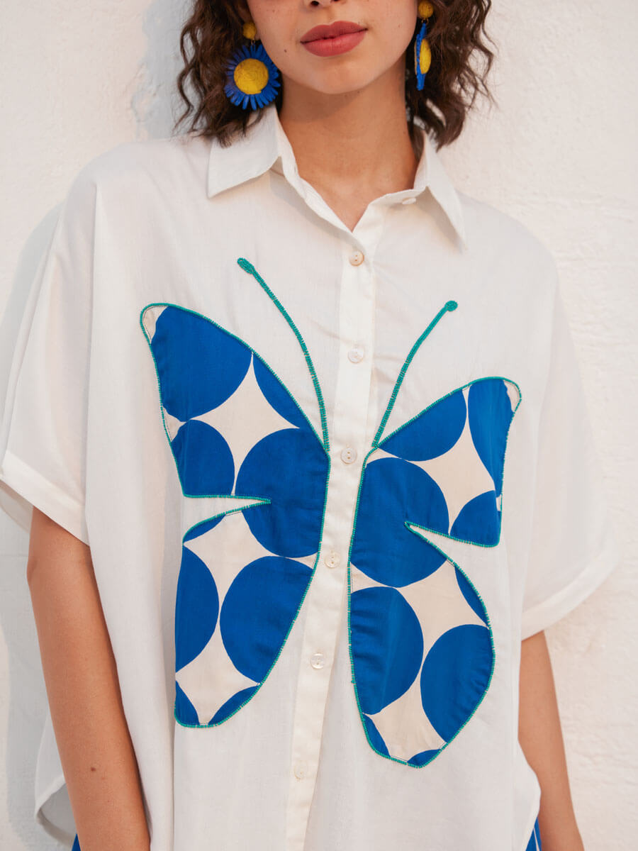 Simone Applique Cotton Co-ord Set