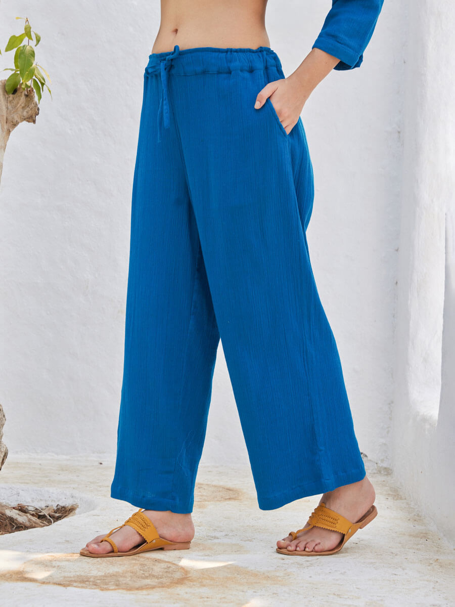 Moonbay Cotton Palazzo Pants