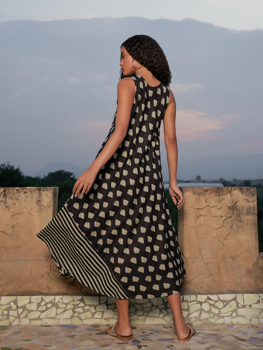 Morocco Asymmetrical Sleeveless Dress